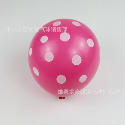 Thickened 12 inch 2.8g polka dot latex balloon wedding wedding party holiday balloon decorative polka dot balloon
