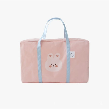 Ins Animal Head Kindergarten Bedding Storage Bag Organizer Bag Large Capacity Packing Bag Portable Travel Storage