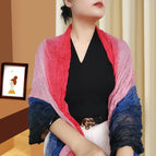 Three-color red and blue / 175CM