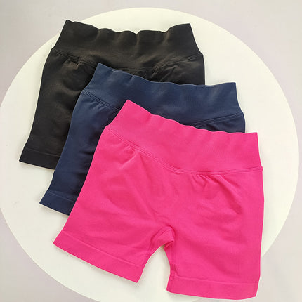 Sexy Peach Hip Fitness Shorts Women's Sports Running and Cycling Three-point Pants High Elastic Hip-lifting Abdomen-tucking Quick-drying Yoga Pants