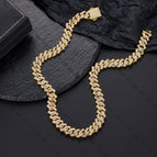 Bar Cuban chain gold 18inch(45cm)