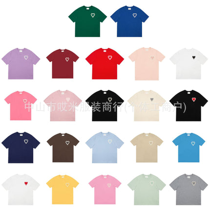 2024 European and American Trendy Brand Spring and Summer New Three-Dimensional Big Red Logo Unisex Wholesale Dropshipping