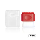 Small square diamond face brush / Red