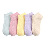 017 candy mesh women’s boat socks / Naked socks