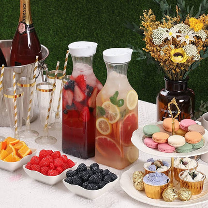 1500ml Juice Bottle, Milk Bottle, 50 oz Sealed Lid Cold Water Bottle, Plastic Jug, Beverage Bottle, Coffee Cold Brew Pot