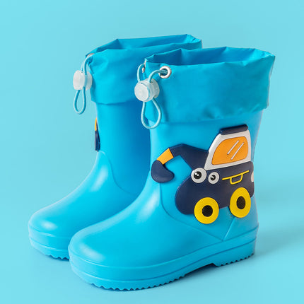 Summer Children's Rain Boots Boys Baby Waterproof Children's Rubber Shoes Non-slip Rain Boots Girls Students Children's Water Shoes