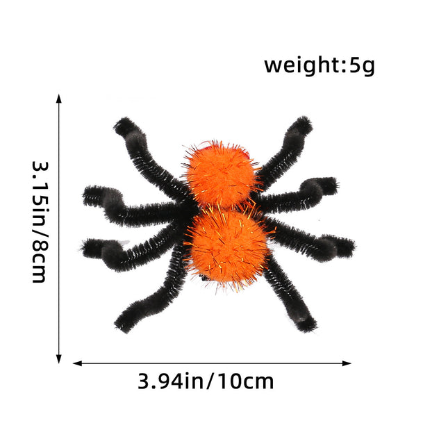 Cross-border Halloween Spider Hairpin Ghost Festival Children's Adult Party Decoration Props Funny Spider Clip Hair Accessories