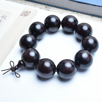 Venus Old Material Zambia Lobular Red Sandalwood Handheld Chain High Oil Mimi Buddha Bead String New Chinese Style Ornament for Men and Women