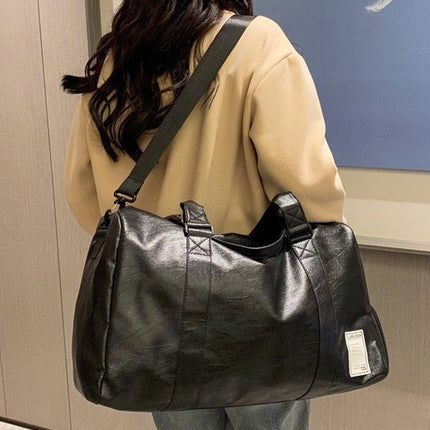 Travel Bag Large Capacity Single Shoulder Crossbody Bag Handbag Dry and Wet Separate Sports Fitness Bag Storage Bag Independent Shoe Bin