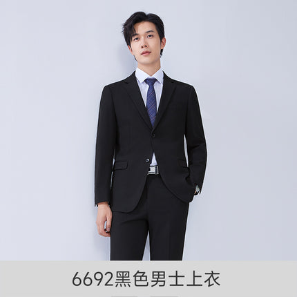 Autumn and Winter New Elastic Suit Suits for Men and Women, Business Formal Wear, Professional Wear, Work Clothes, Work Clothes Wholesale