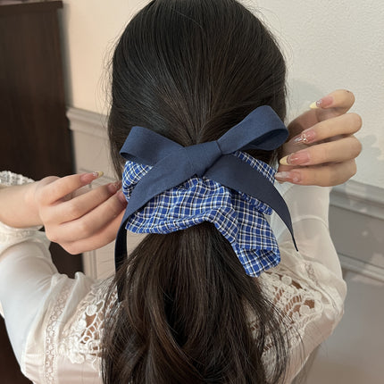Pastoral Girl Square Scarf Hair Tie for Women, High-End Fairy-Like Square Headband Hair Rope 2025 New Hair Accessory