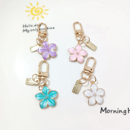 New Cross-border Ins Metal Daisy Keychain Niche Flower Stamen Bluetooth Headset Protective Cover Accessories