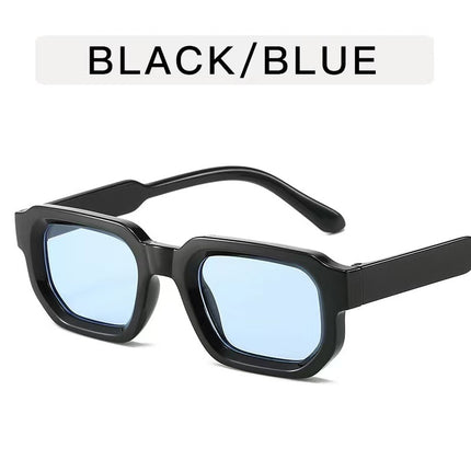 European and American New Box Concave Simple All-match Sunglasses Korean Style High Sense Fashion Men's and Women's Driving Holiday Sunglasses