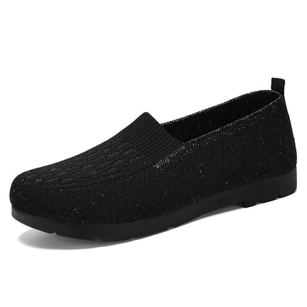 Mom's Shoes, New Summer Style, Mugwort Casual Breathable Women's Shoes, Middle-Aged and Elderly Beijing Cloth Shoes, Soft-Soled Shoes That Don'T Tire Your Feet