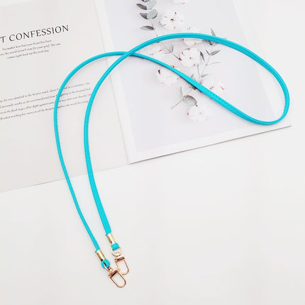 New Crossbody Bag with Mobile Phone Lanyard Diy Women's Bag Replaceable Strap Simple All-match PU Leather Shoulder Strap Wholesale