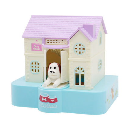 Automatic money-eating Net red money-stealing dog piggy bank money-eating dog piggy bank money-saving children's Dog House coin children's toy