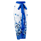 Blue leaf skirt / One size fits all