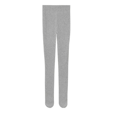 Thickened Autumn and Winter Ribbed Fleece Wool Pantyhose with Multi-Section Compression, High Slimming Effect, Thickened Elastic Warm Base Layer Tights