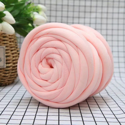 Metallic Shiny Leather Ultra-Thick 2cm Icelandic Thick Yarn for Handmade Knitting DIY Cat Nest Bags Baby Crib Bumper Cord