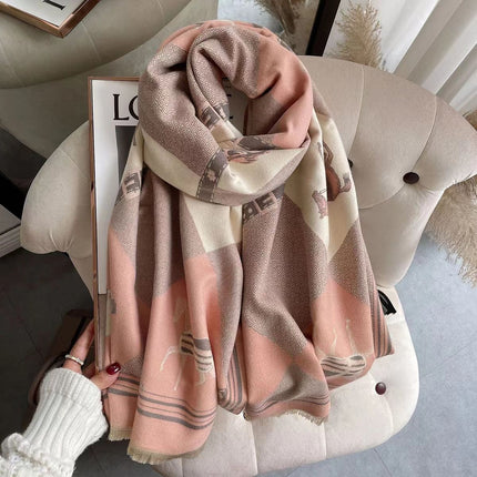 Shawl with summer women's air-conditioned room office blanket Yifei with fashion Joker high-end sense scarf wholesale