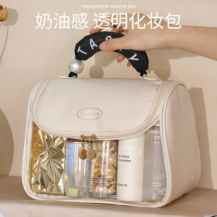 New Hook Toiletry Bag, High-End Portable Cosmetic Bag, Large-Capacity Hanging Storage Bag, Travel Handbag