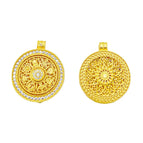 Large eight treasure compass (single pendant)