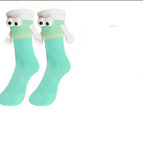 Yellow green / [hand-in-hand socks and nude socks] one size fits all (36-43)