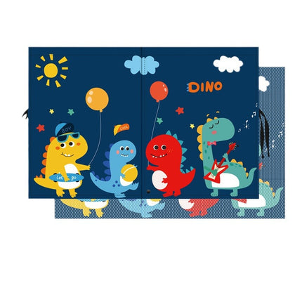 Children's car window sunshade magnetic suction double-layer perspective mesh sun protection heat insulation light blocking side window cartoon curtain