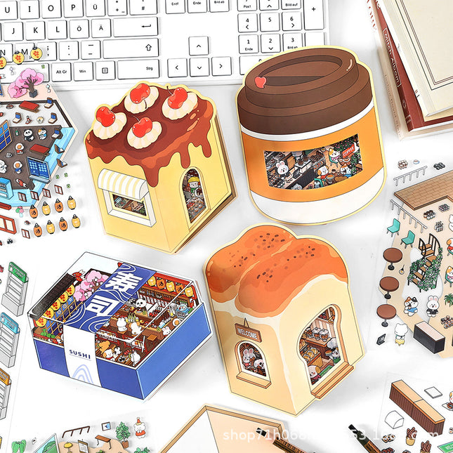 infeelme's Fifth Play 3d Landscape Sticker in Business Today Innovates Little Red Riding Book's New DIY Landscape House