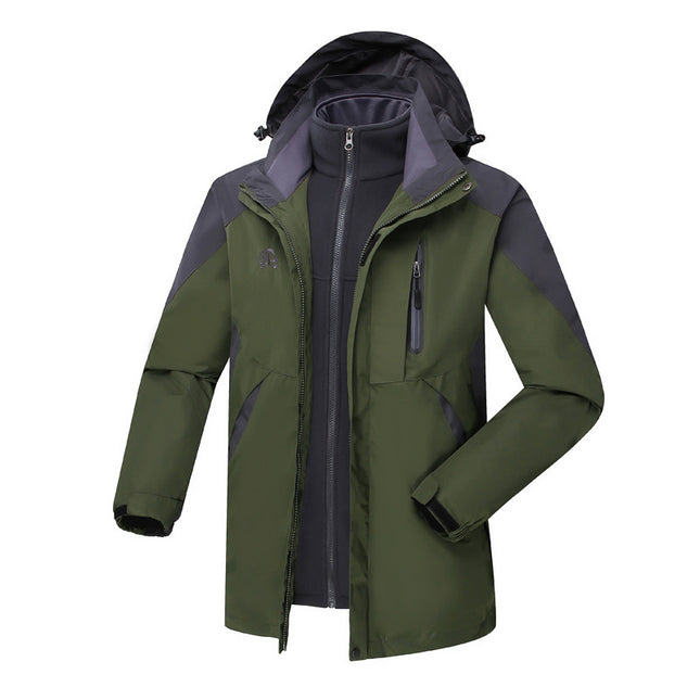 Xizang charge clothing three-in-one two-piece women's men's charge clothing outdoor leisure travel mountaineering clothing manufacturers