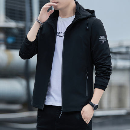 Removable Autumn Parker Men's 2023 New Fashion Brand Jacket Fleece-lined Thickened Jacket Men's Fashionable Men's Clothing