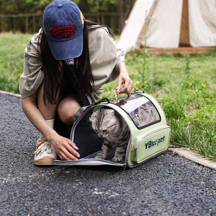 Portable Cat Bag for Outings, Portable Cross-Body Large-Capacity Bag for Cats, Ventilated, Breathable, Anti-Stress Dog Extra Large Pet Bag