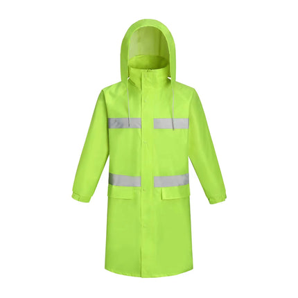 Factory wholesale thick Oxford cloth long raincoat adult riding electric car poncho labor protection body one-piece raincoat