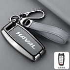 [haval a model 4-button start] double-sided leather pebbled gray + a04 rope + rope buckle
