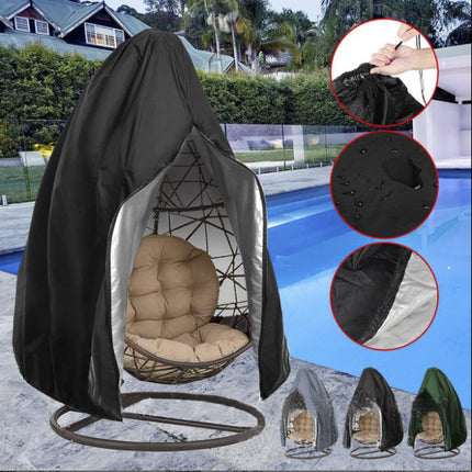 Hanging Egg chair cover eggshell dust cover garden outdoor swing protective cover hanging chair bird nest rattan chair hanging basket cover bird cover