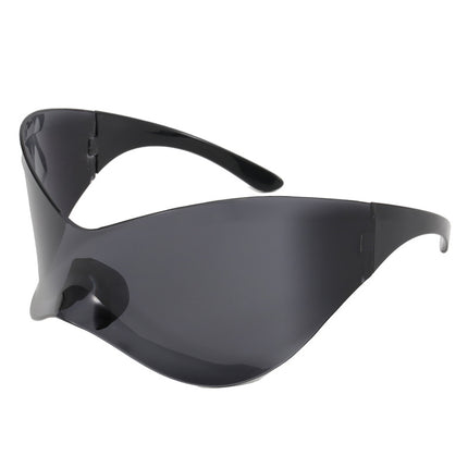 Europe and the United States cross-border new fashion ball shape mirror personality wear fruit color mask fashionable sunglasses 8032