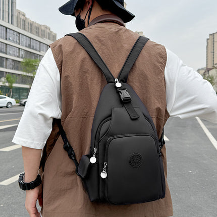 Chest Bag Backpack Single Shoulder Crossbody Bag Three-purpose Bag Multi-purpose Bag Oxford Cloth Multi-layer Casual Lightweight Men's Bag Women's Bag