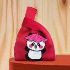 Hat panda red