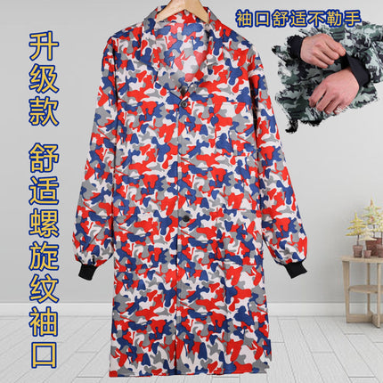 gown overalls men's and women's overalls thin breathable dustproof wear-resistant dirt-resistant transport clothing workshop labor protection clothing long