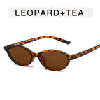Leopard print frame tea slices