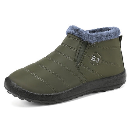 Cotton shoes winter new foreign trade couple snow boots fleece-lined thickened cotton boots polyurethane warm casual walking shoes