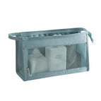 Korean blue cosmetic bag