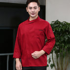 [wine red] long sleeve / XL/175