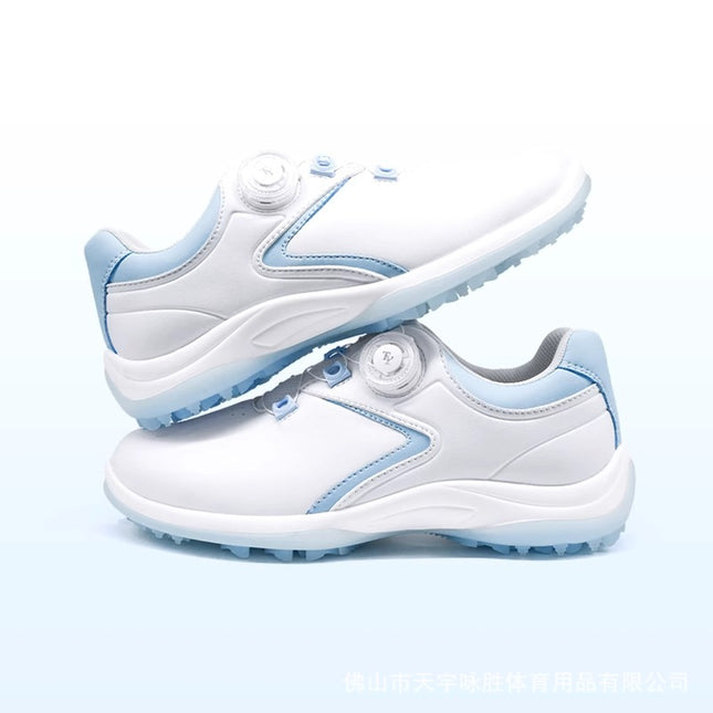 Golf shoes women's non-slip shoes fixed nail women's shoes rotating button elastic shoelace sneakers factory wholesale