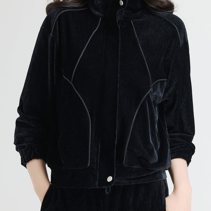 American Trendy Brand Jacket for Women 2025 Autumn and Winter New Loose Retro Handsome Casual Stand-Up Collar Jacket Top