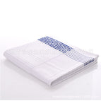 56*112cm / Blue stripes on white background
