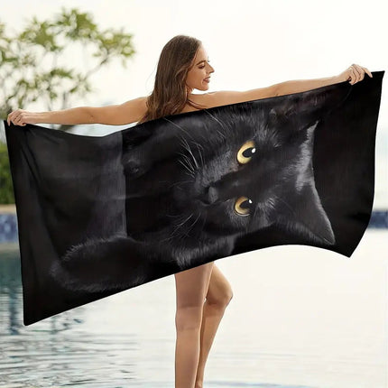 Cross-border Beach Towel Quick-drying Absorbent Beach Towel Microfiber Digital Printing Bath Towel Adult Amazon Plus