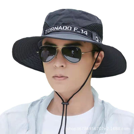 Fishing hat men's sun protection sun hat mountaineering hat men's summer UV protection sun hat summer fisherman hat
