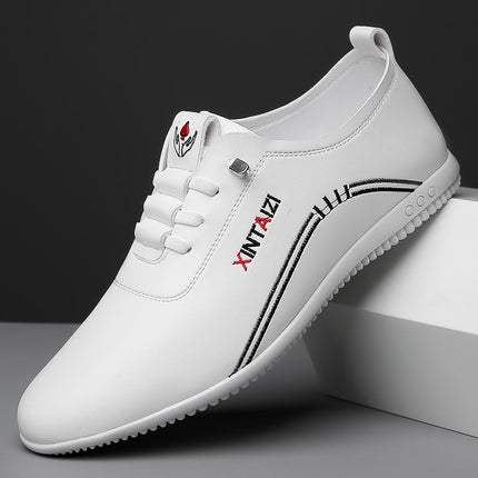 Winter Cotton Soft Leather Men's Shoes Soft Sole Men's Casual Shoes Slip-on Baita Lightweight Driving Pea Shoes Dad's Shoes