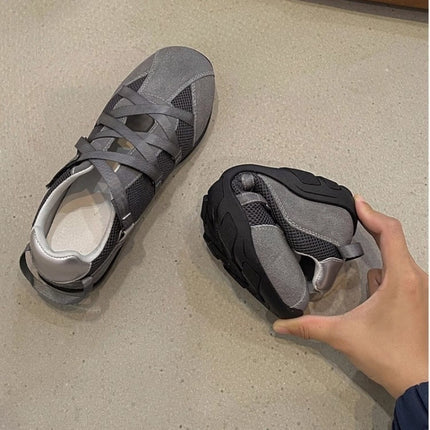 Niche Functional Style Sports Casual Shoes for Women 2026 New Versatile Retro German Training Shoes Ballet-Style Mary Jane Flats